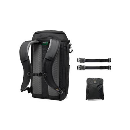 Lowepro ProTactic Lite BP 150 AW III - plecak fotograficzny, 25L, czarny_Plecak z tyłu/ zawartość zestawu_4